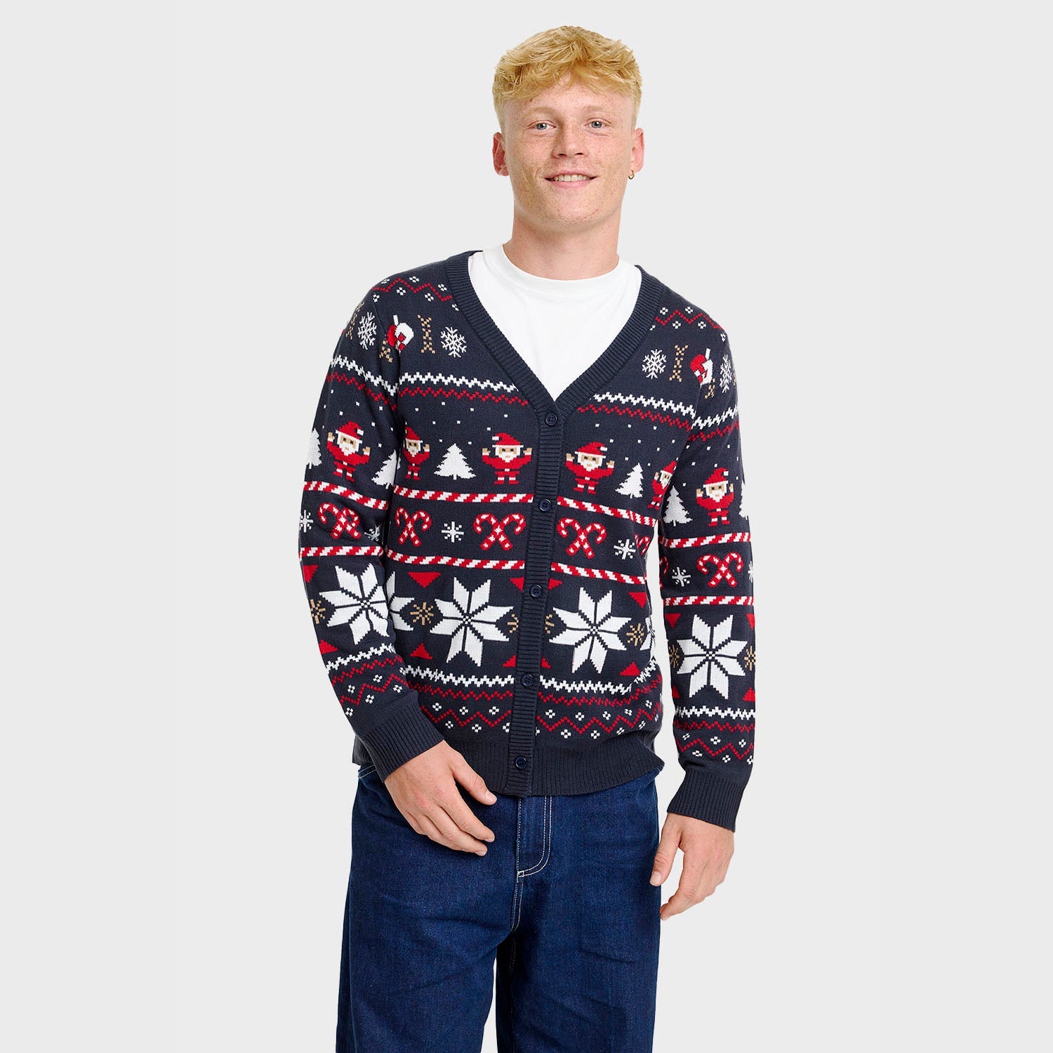 Santa’s Christmas Cardigan – Men